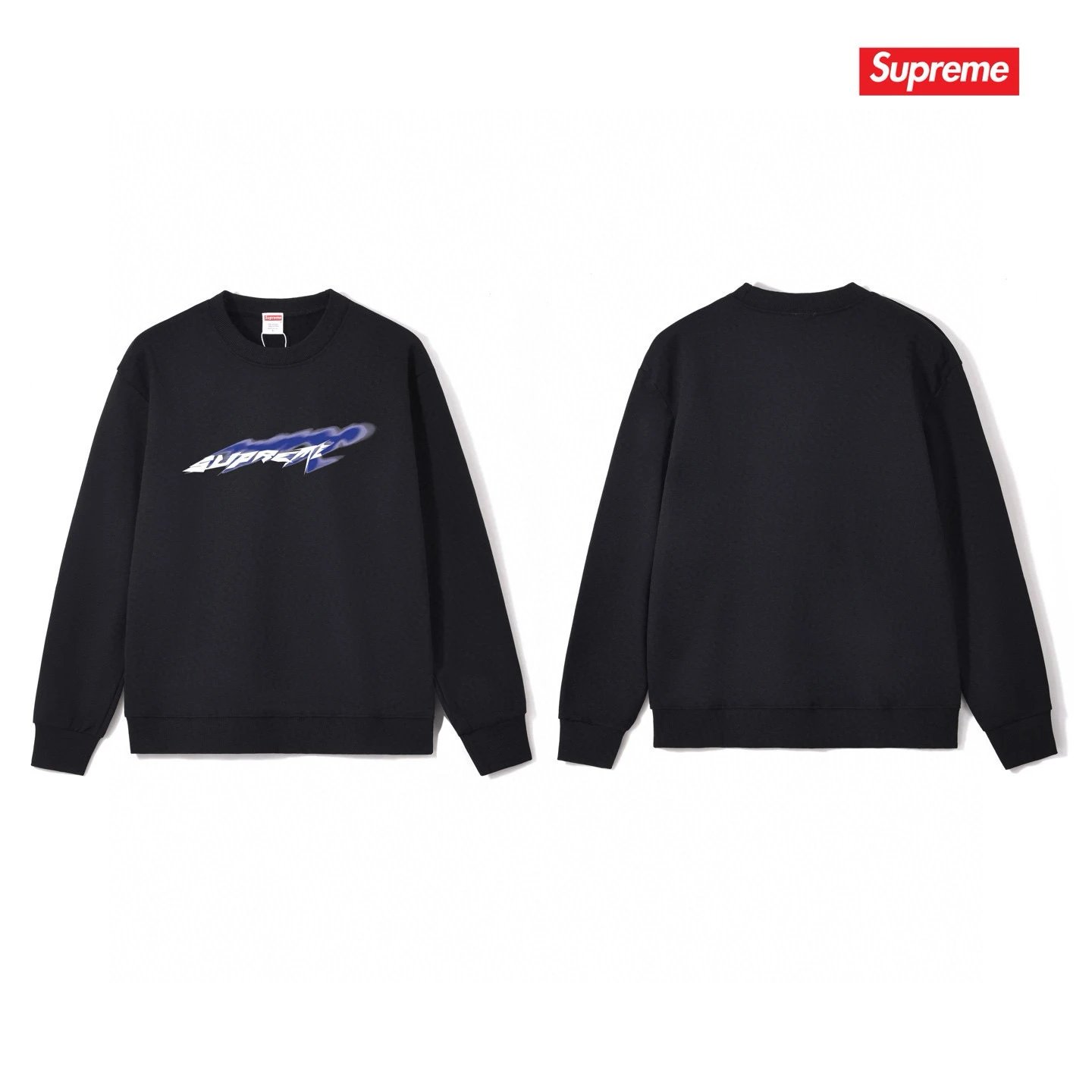 Supreme x Balenciaga Logo Sweatshirt White Hoodie - 4