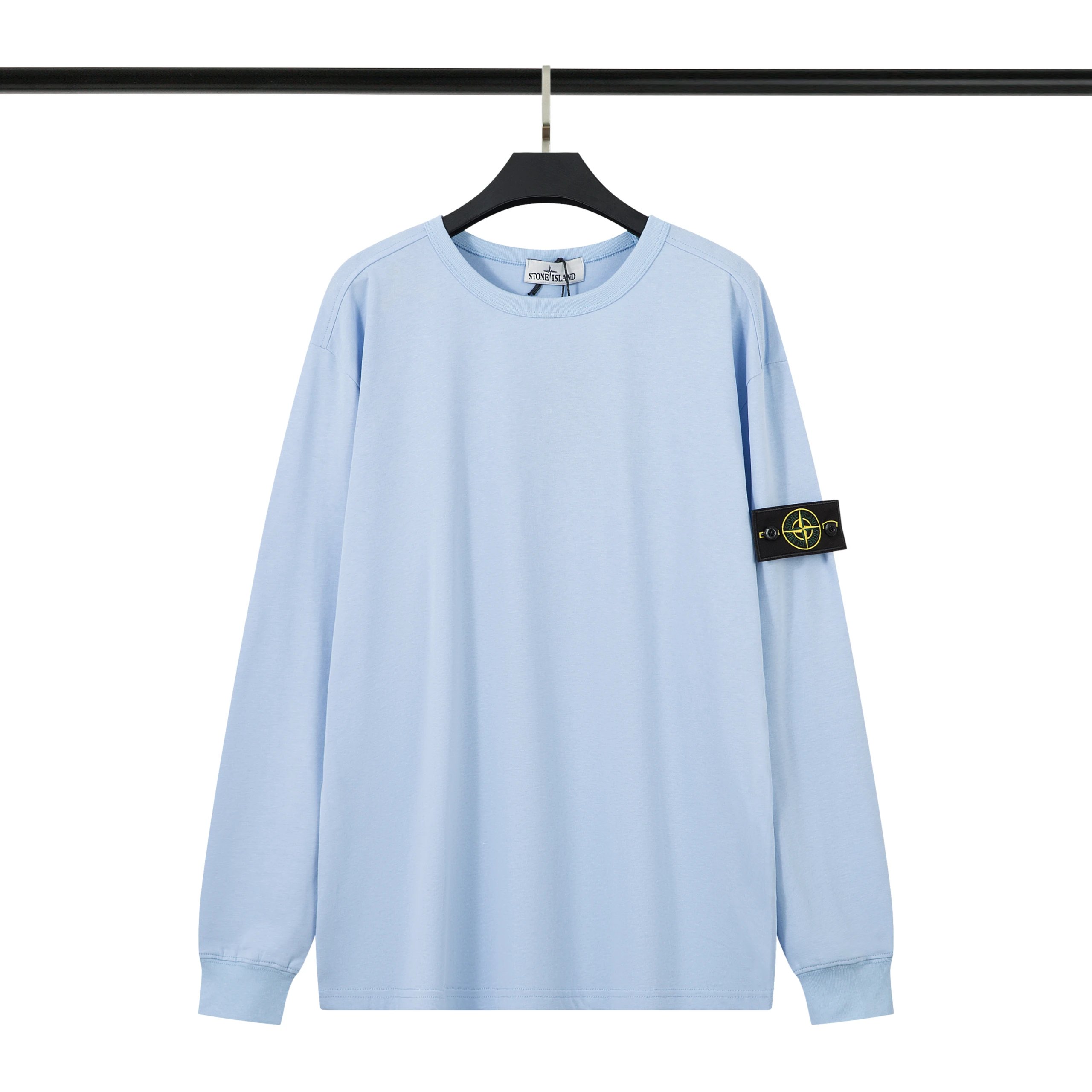 Stone Island Long Sleeve T-Shirt Light Blue