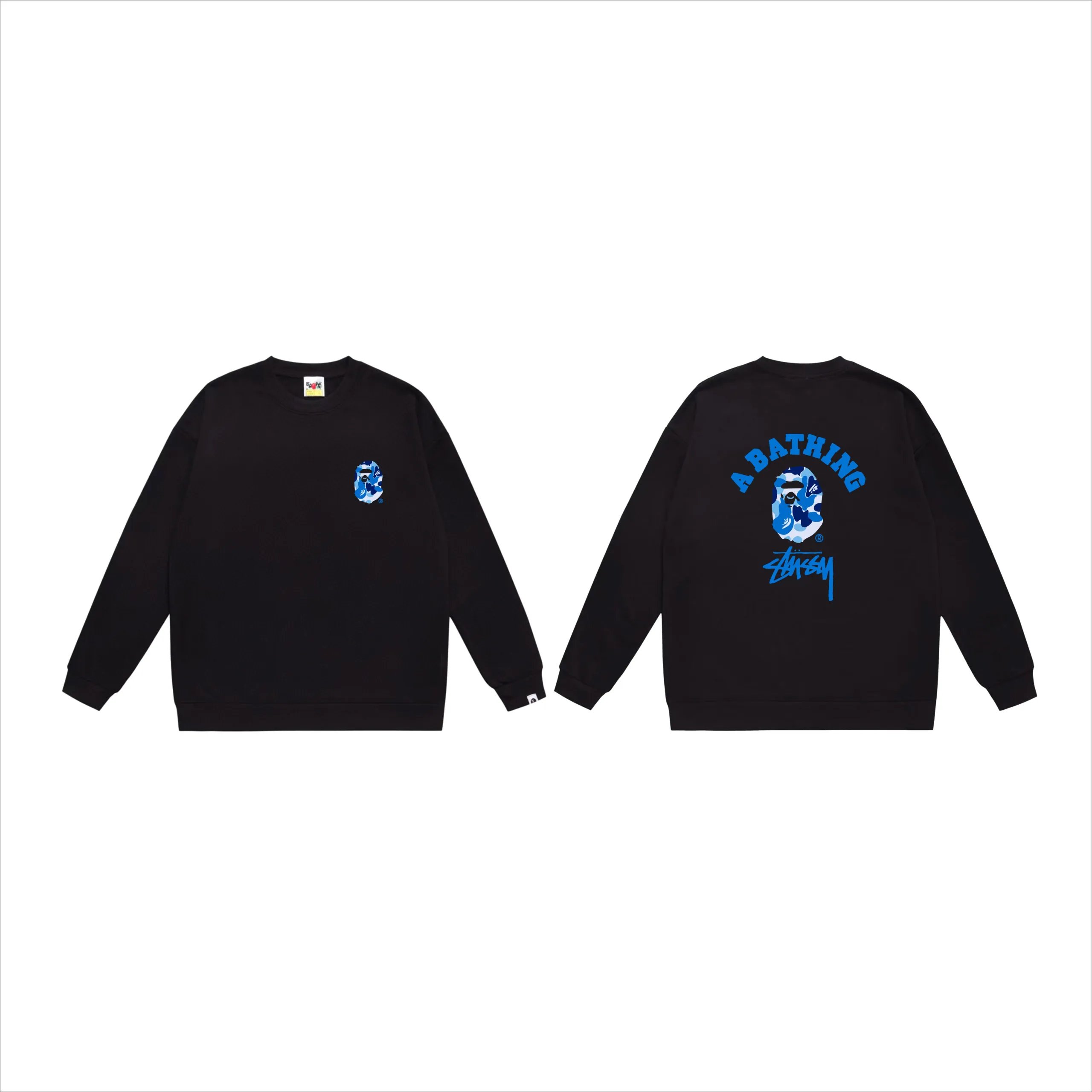 Stussy + A Bathing Ape + Black