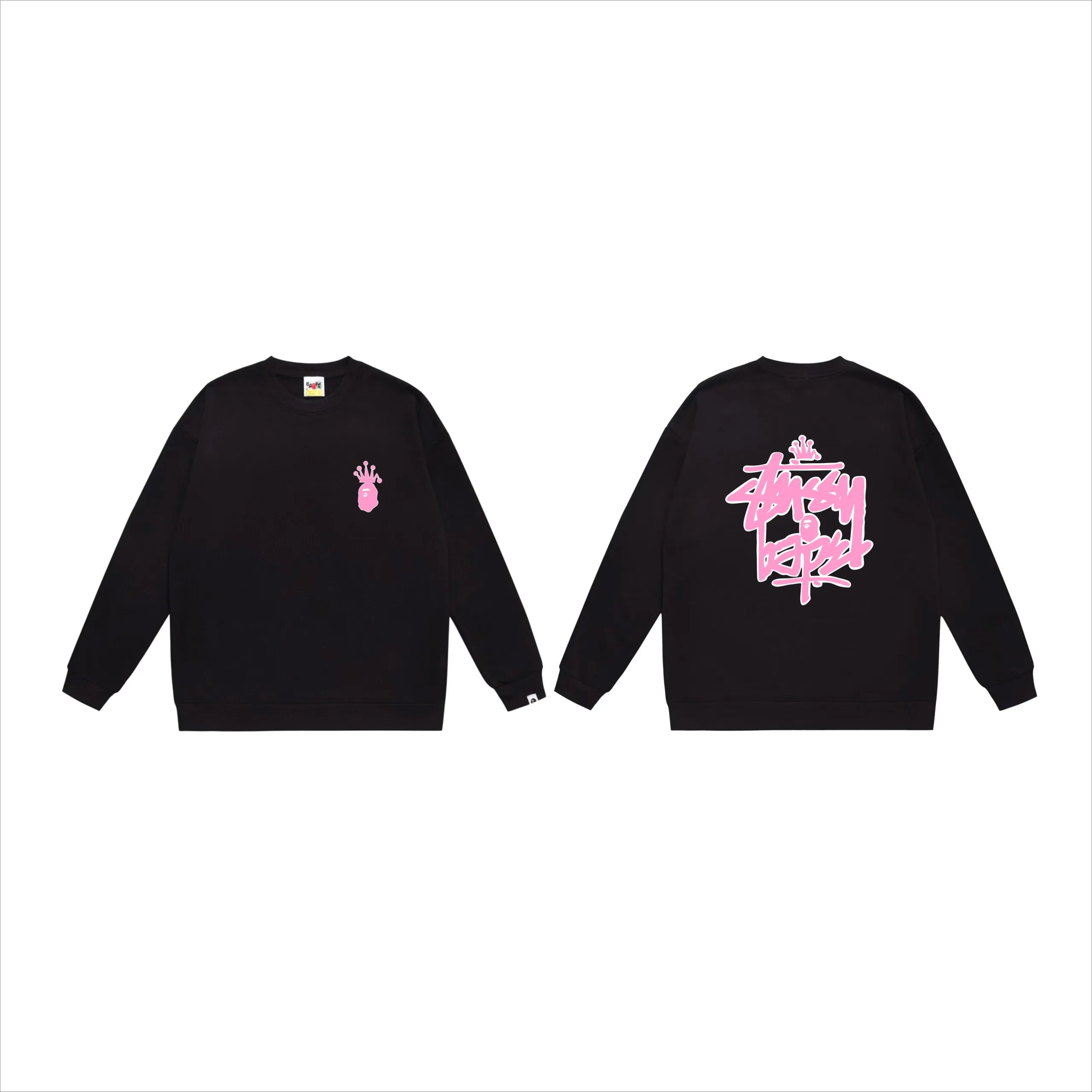 Stussy + Heart Logo + Black