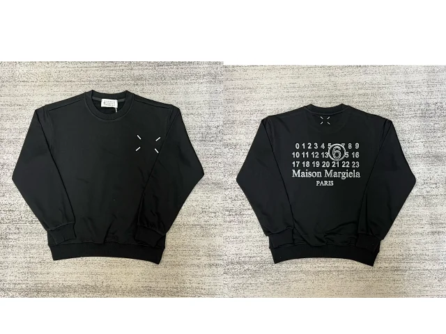 Maison Margiela Hoodies & Sweatshirts Graphic Logo Crewneck Sweatshirt product detail image 15