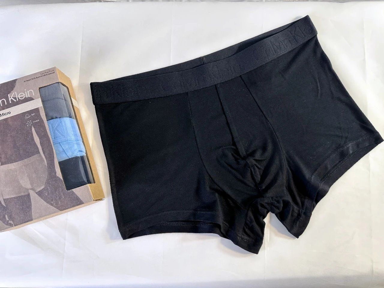Calvin Klein Modern Cotton Micro Boxer Briefs - Gray, Light Blue, Black - 9