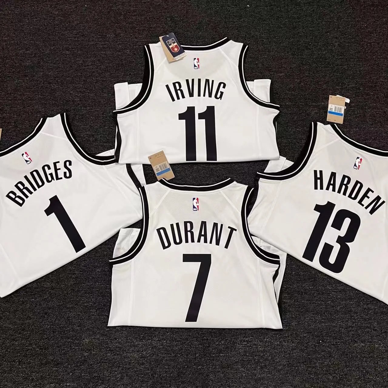 NBA Irving #11 White Swingman Jersey - 5