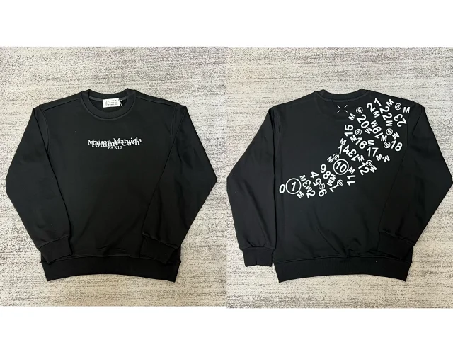 Maison Margiela Hoodies & Sweatshirts Graphic Logo Crewneck Sweatshirt product detail image 16