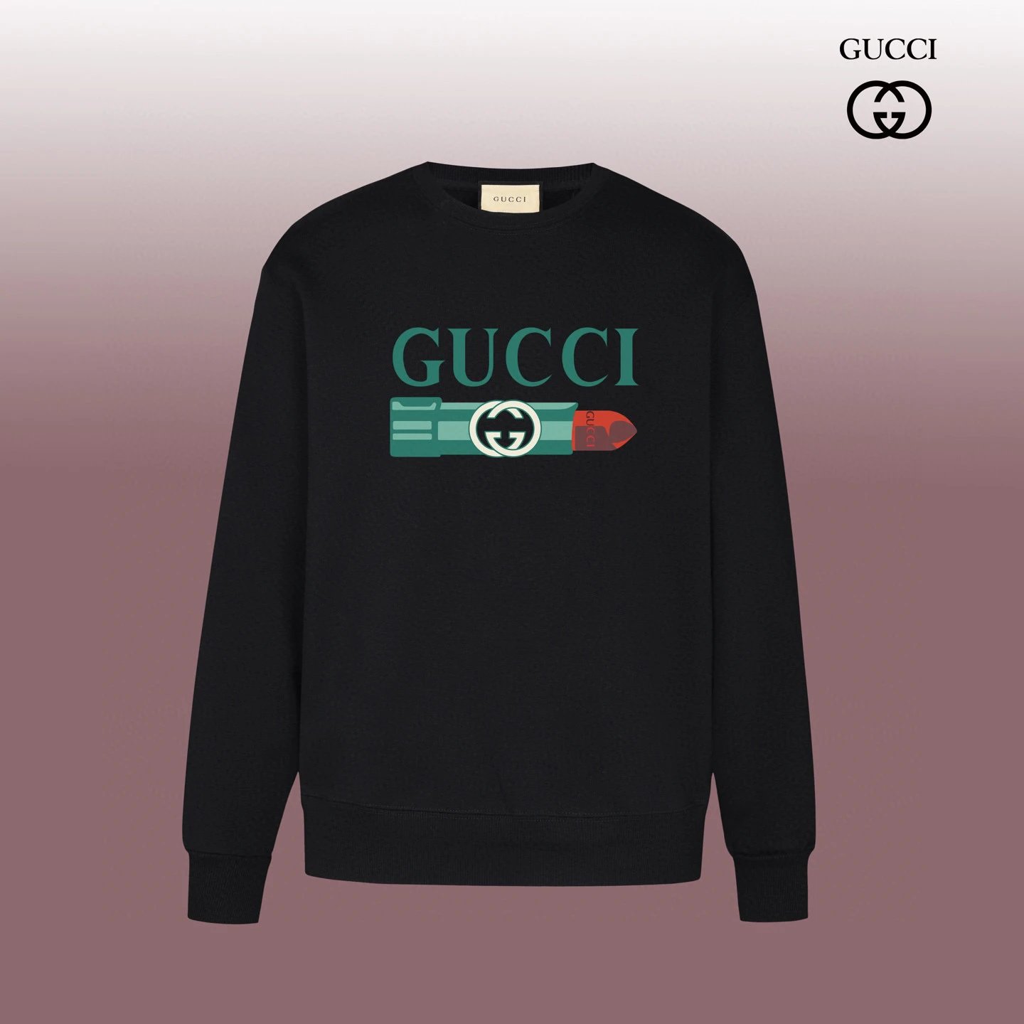 Gucci Lipstick Print Sweatshir