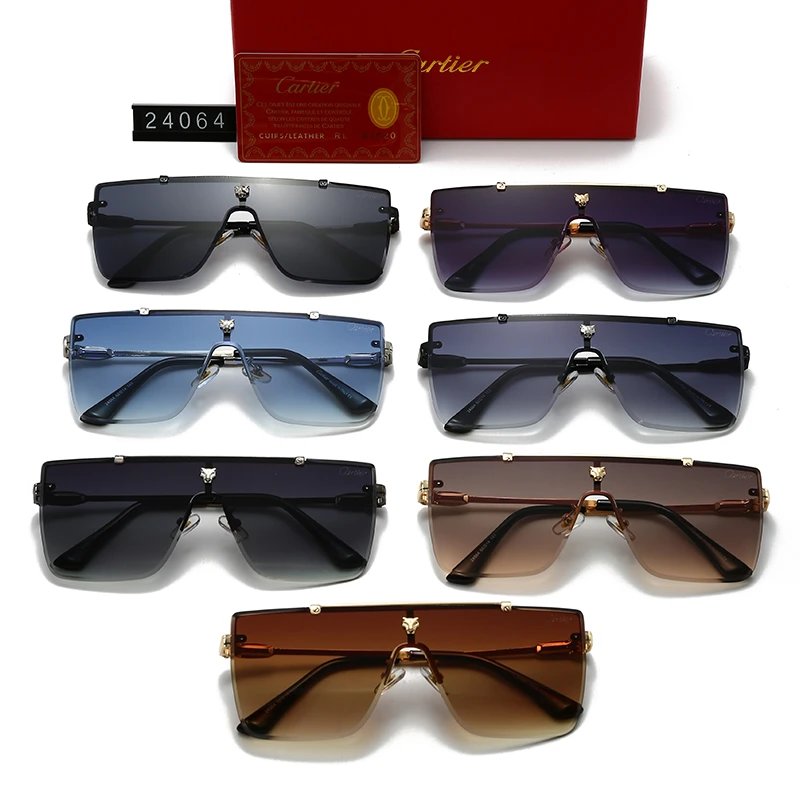 Cartier Sunglasses Square Gradient Gray Sunglasses - 5