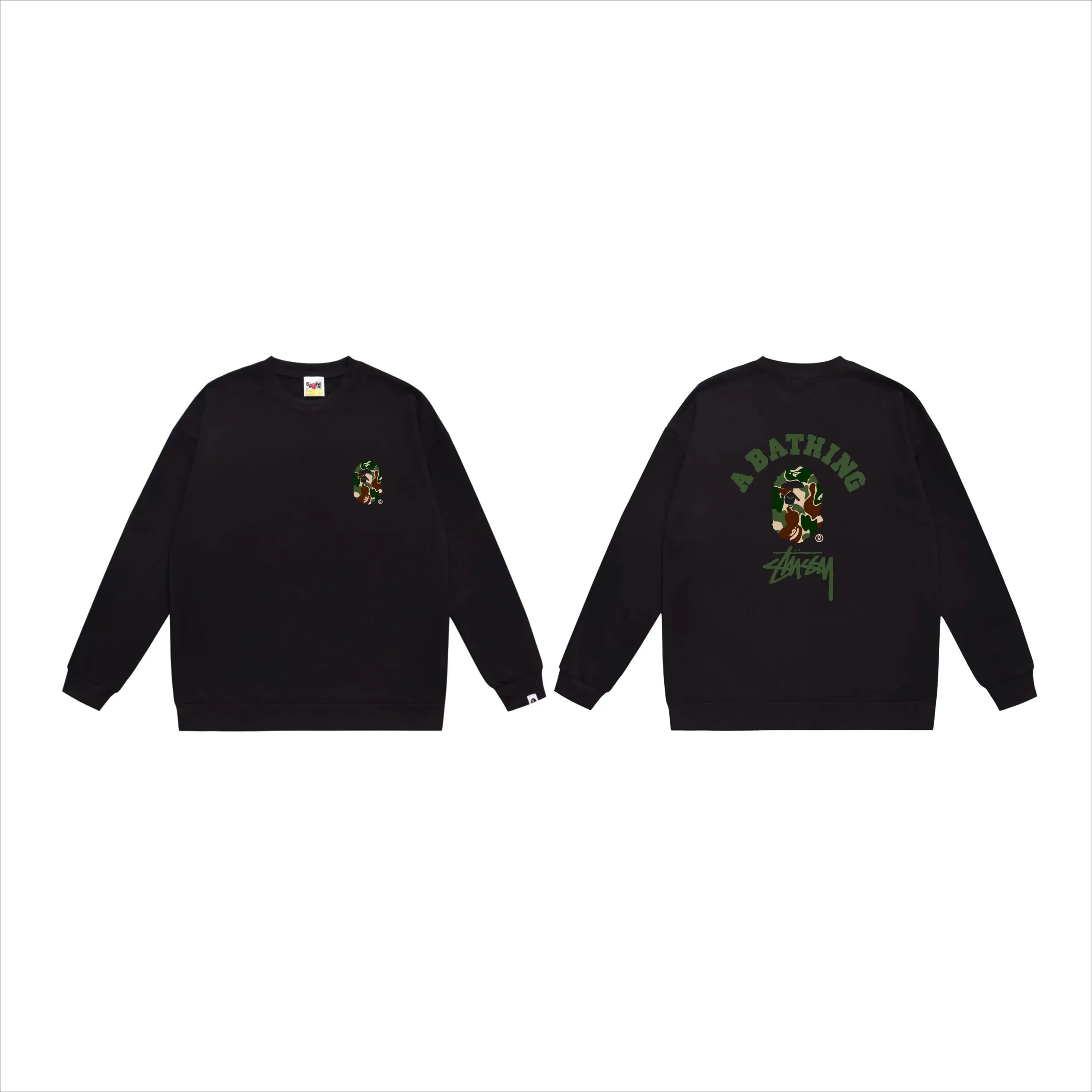 Stussy A Bathing Ape Sweatshirt Black