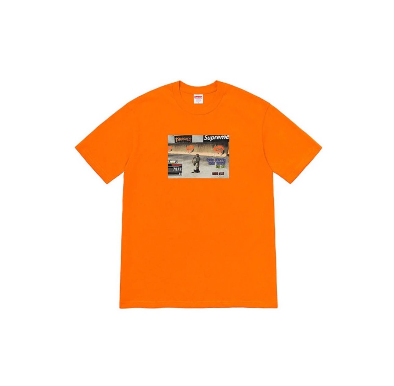 Supreme x Thrasher Skate Game Tee Orange
