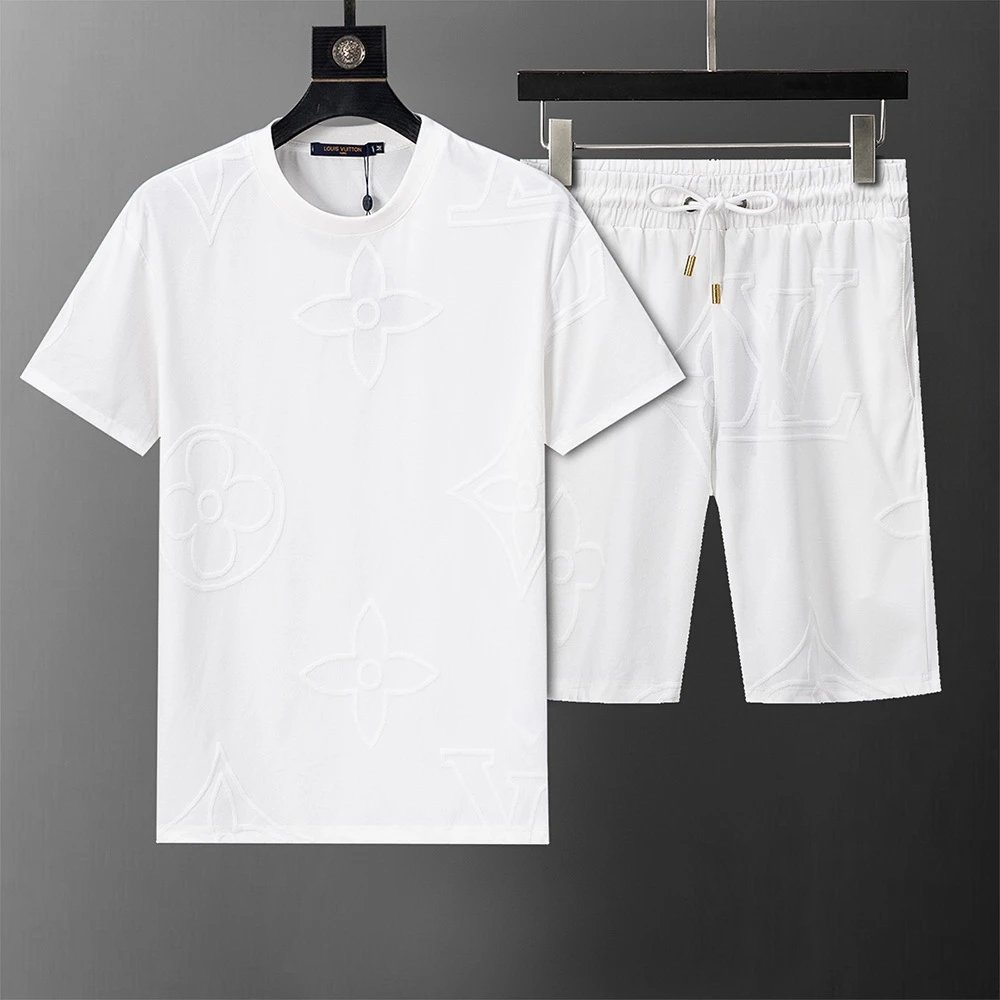 Louis Vuitton Giant Monogram Short Set White