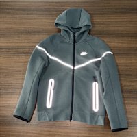 Army-green reflective top