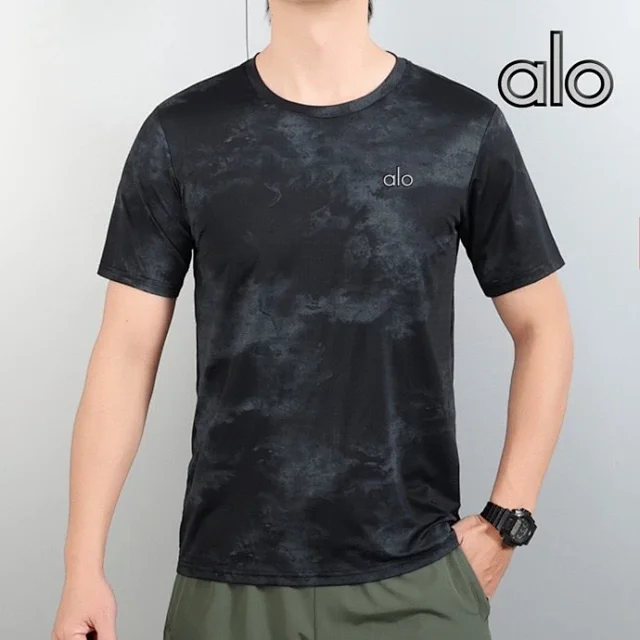 Alo T-Shirts DX82-5 tie-dye crew-neck short-sleeve T-shirt product detail image 6