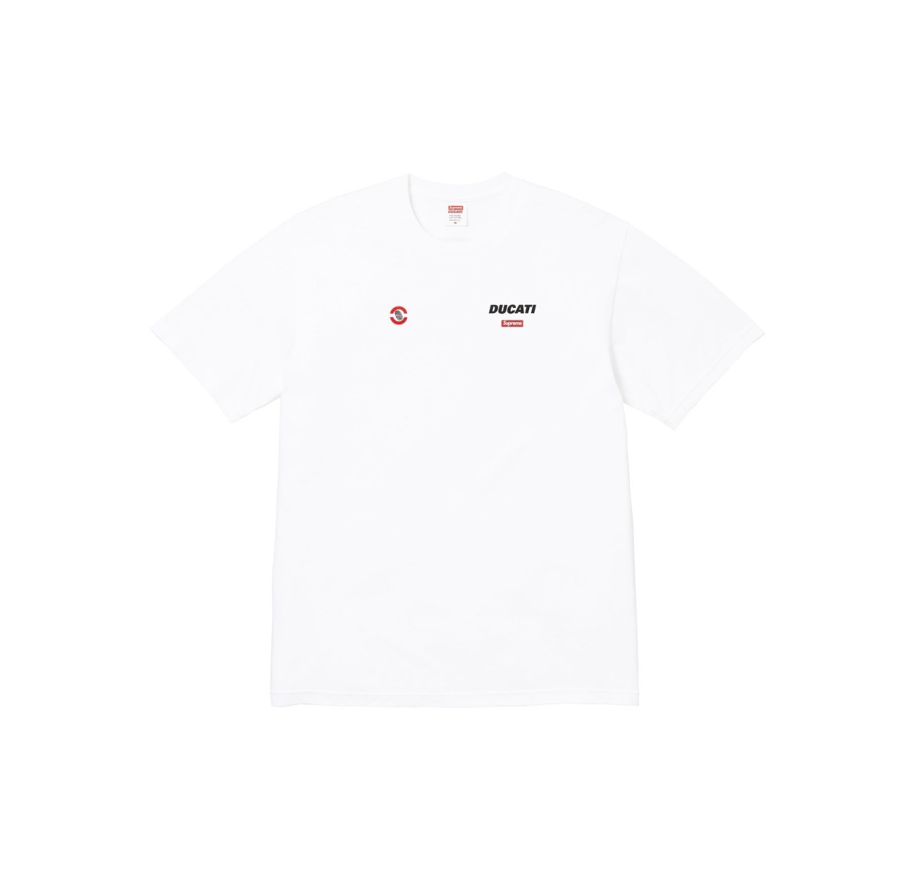 Supreme x Ducati Logo Tee White