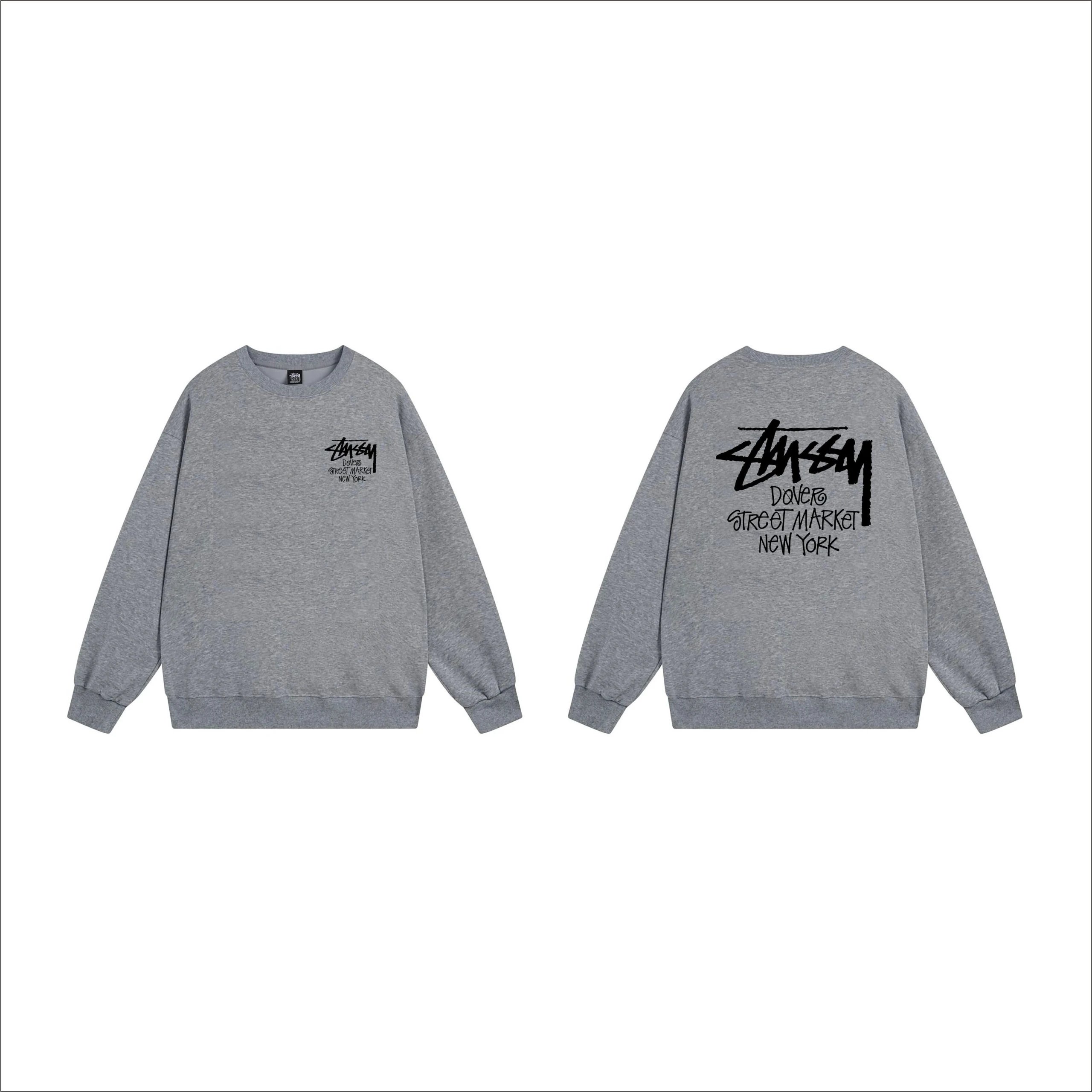 Stussy Sweatshirt Street Market Grey