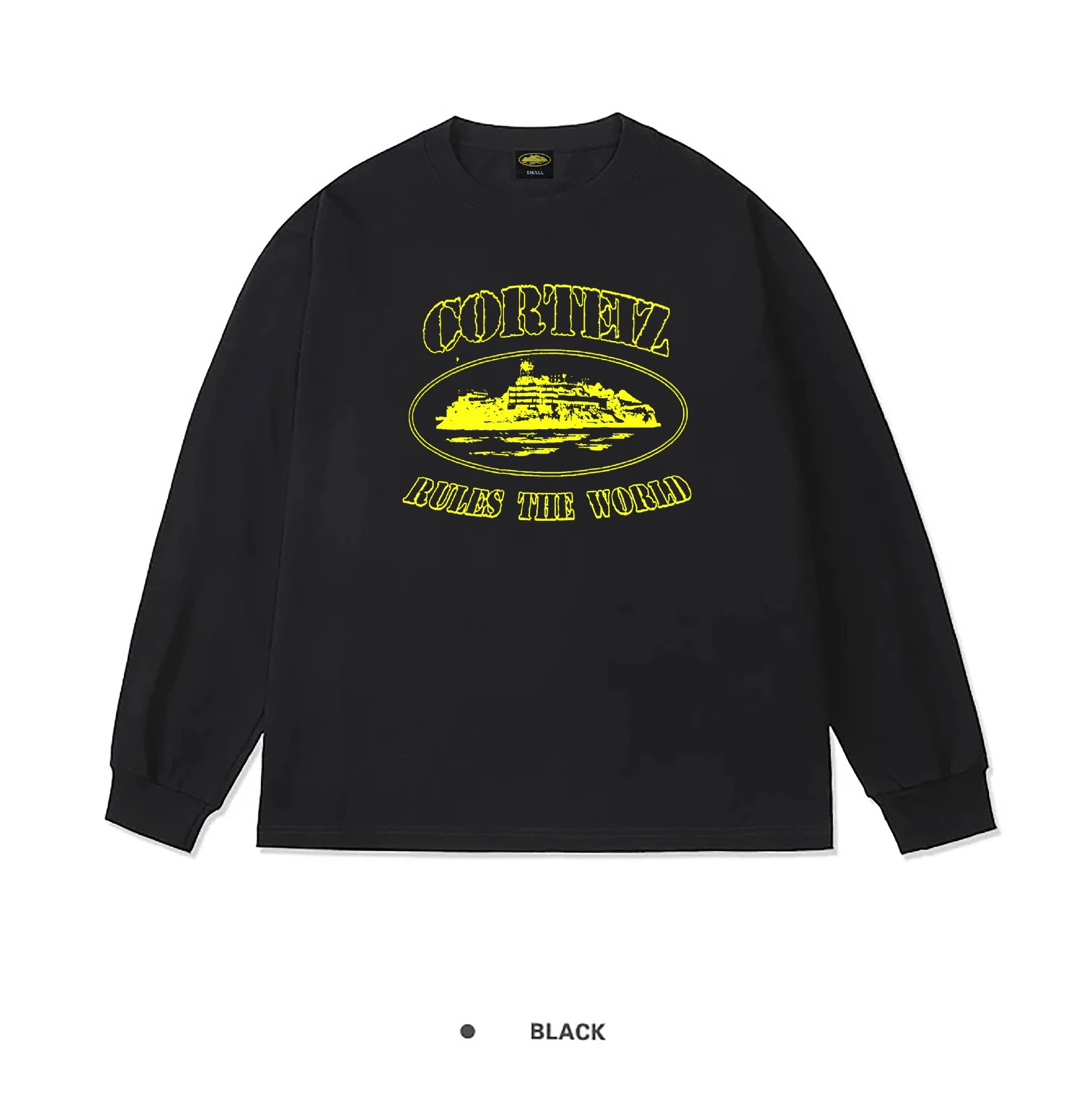 Corteiz Rules The World Long Sleeve T-Shirt White - 7