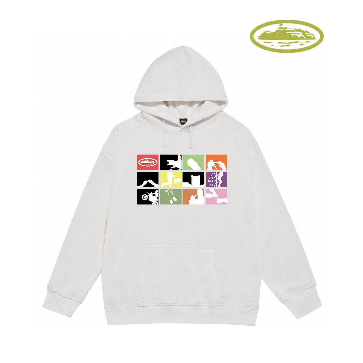 Corteiz CRTZ Arch Logo Black Hoodie - 5