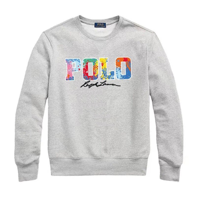 Polo Ralph Lauren Script Logo Crewneck Sweatshirt White Hoodie - 8