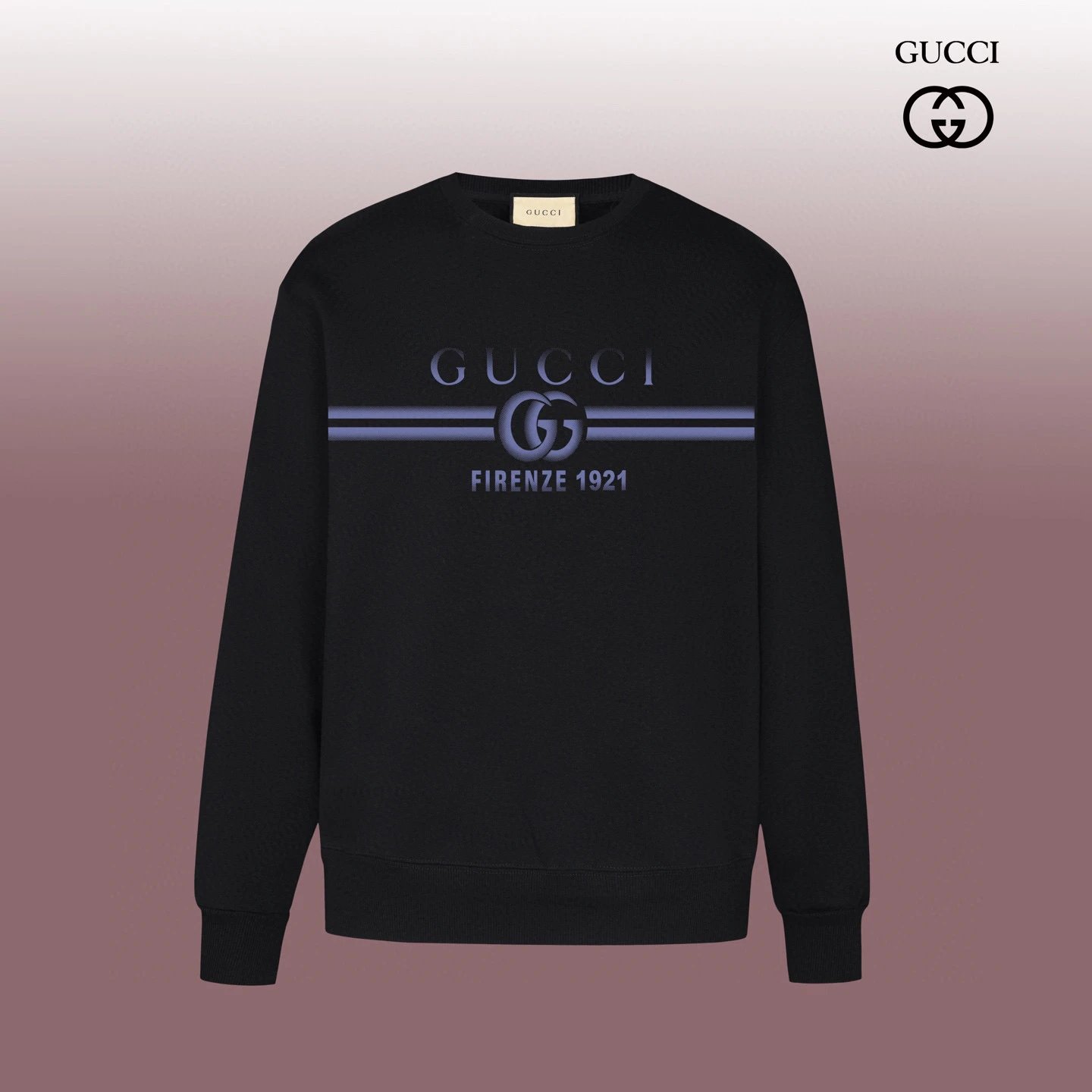 Gucci Dragon Print Crewneck Black Hoodie - 10
