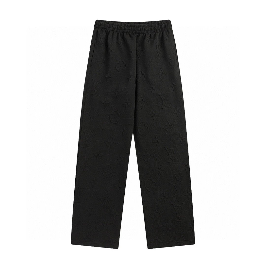 Louis Vuitton Monogram Jacquard Sweatpants Black