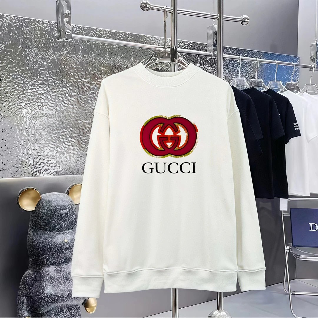 Balenciaga x Gucci Dripping Logo Off-White Hoodie - 8