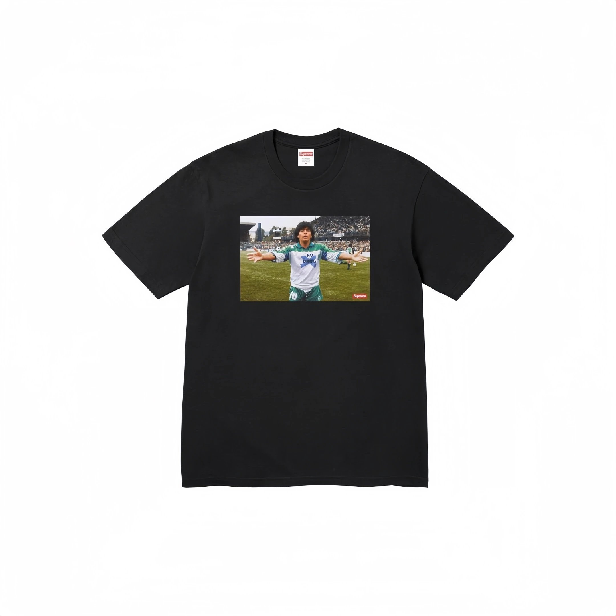 Supreme Maradona Photo Tee Black