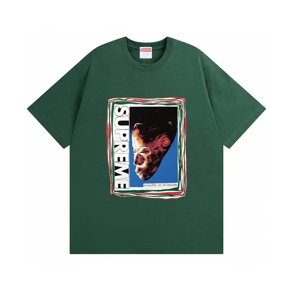 Supreme Invisible Et Invincible Tee Green