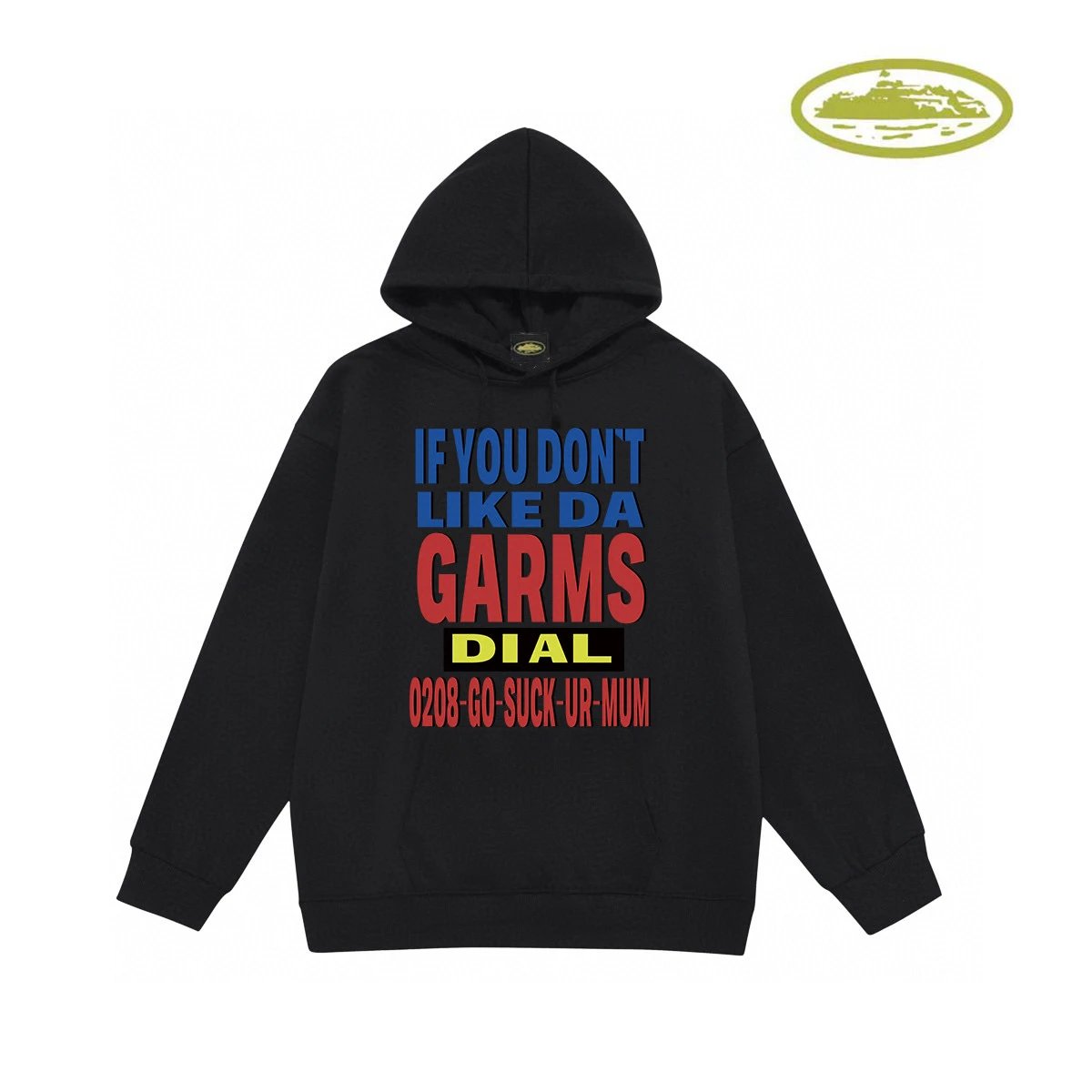 Design Graphic Print Gray Hoodie - 14