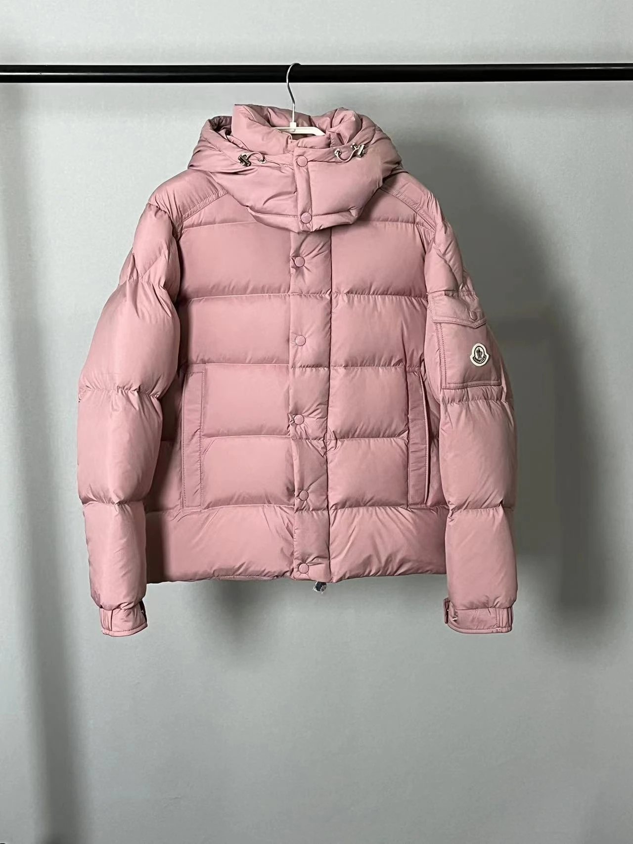 Moncler Maya Down Jacket White Outerwear - 3