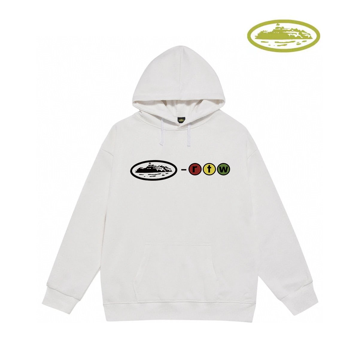 Corteiz Tiger Print Hoodie White - 20