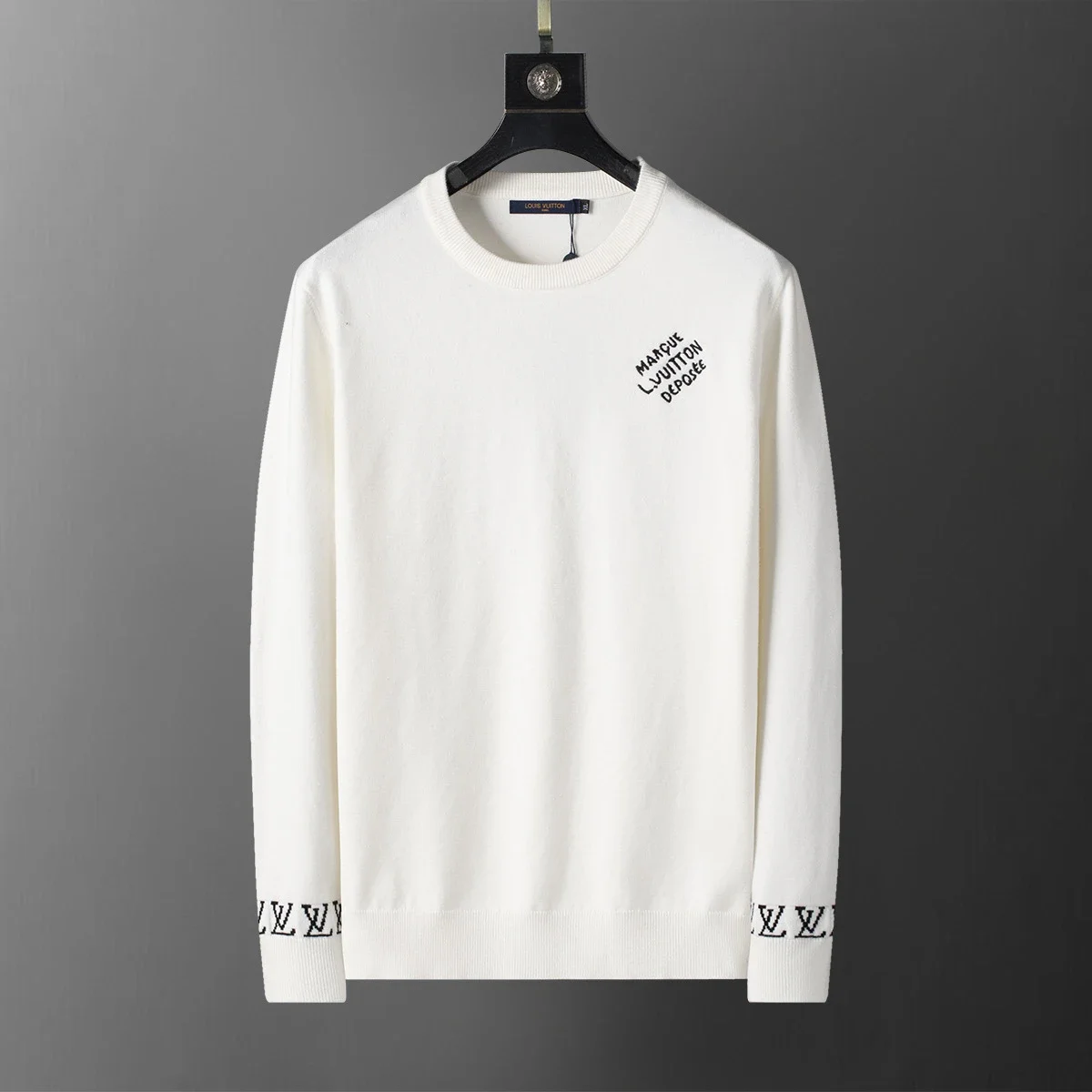 LV (Louis Vuitton) Crew-Neck Knitted Sweater - rep longsleeve