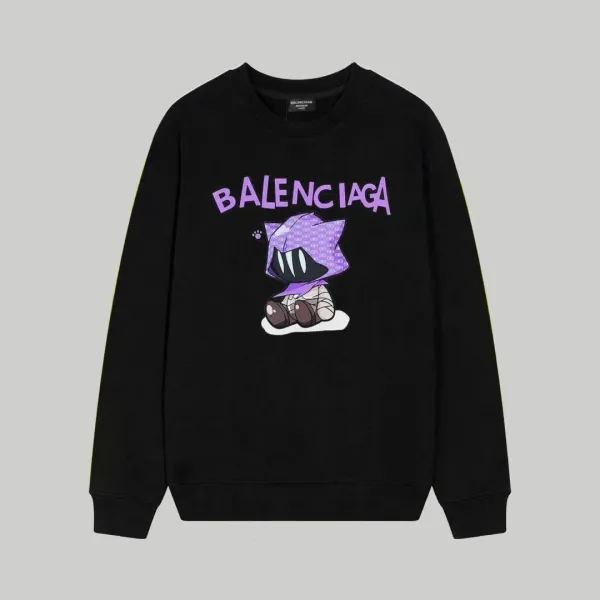Balenciaga Graffiti Logo White Hoodie - 8