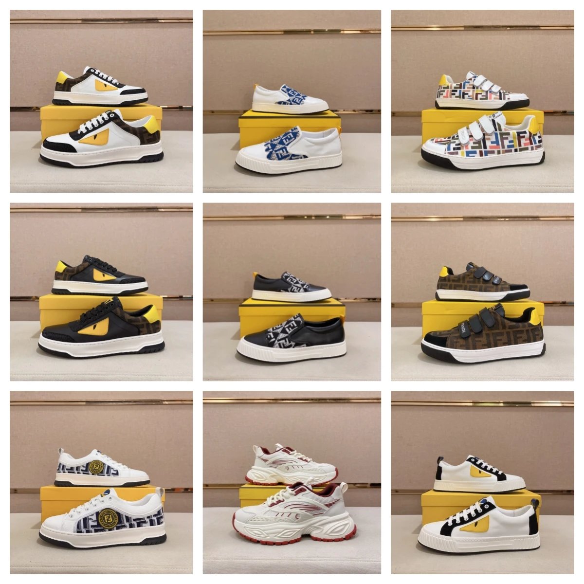 Fendi Monster / FF Logo Sneake