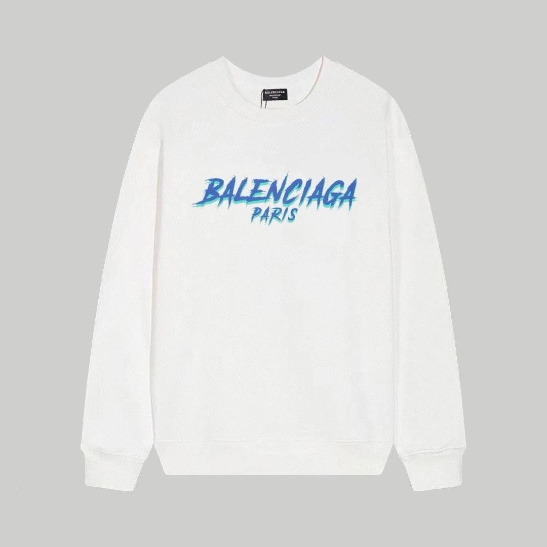 Balenciaga Sweatshirt White Paris