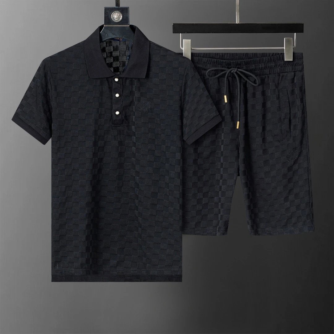 Versace Checkered Polo Shirt/S