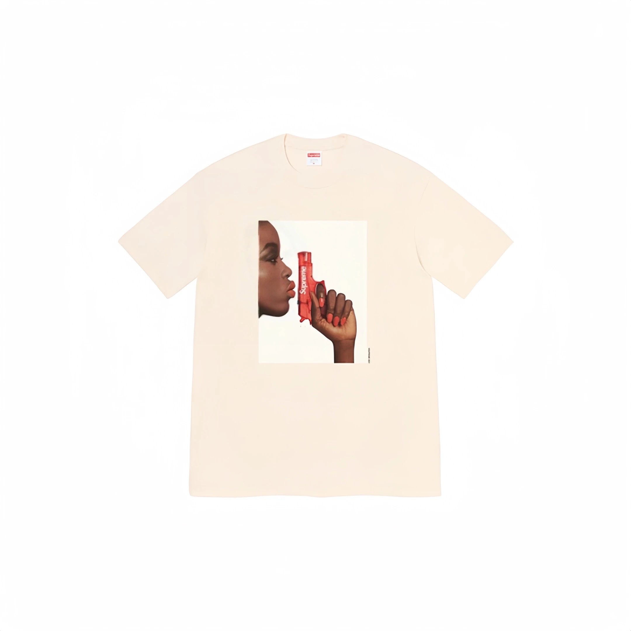 Supreme Water Gun Tee Natural