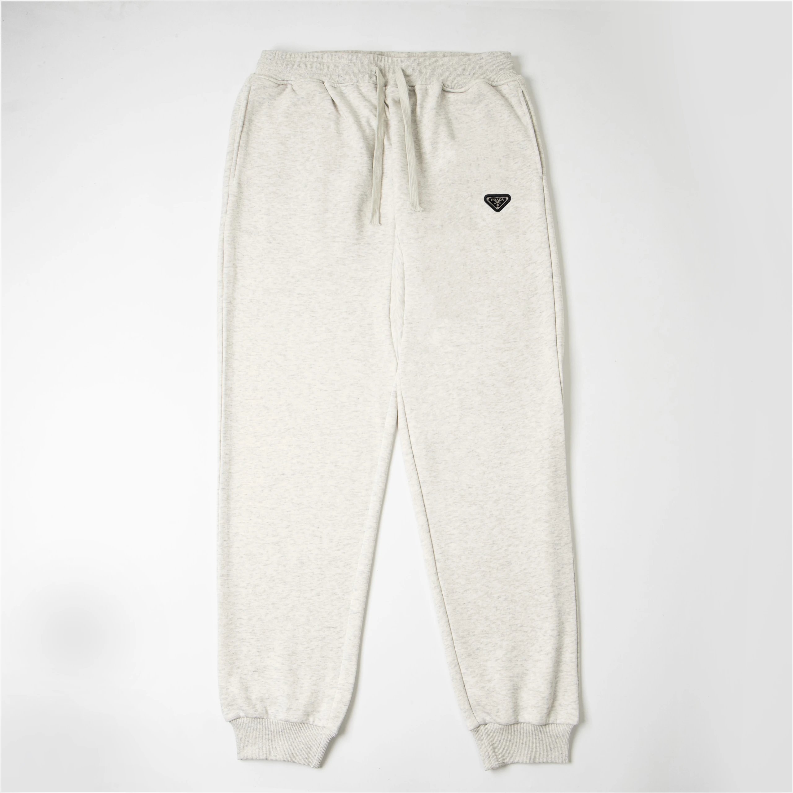 Prada Logo Patch Sweatpants Navy - 3
