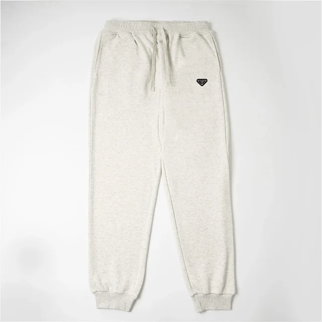 Prada Trousers Triangle logo drawstring joggers product detail image 2