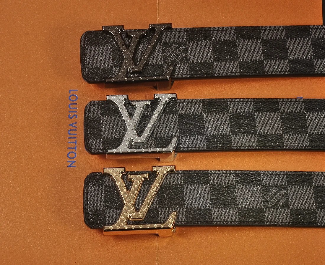 Louis Vuitton x fragment design Monogram Eclipse Belt Black - 5