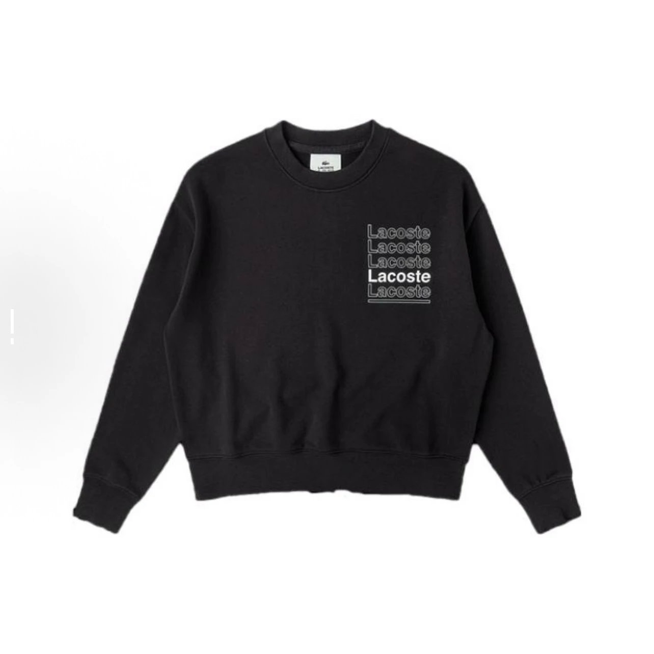Lacoste LST French Sportswear Black Sweater - 11