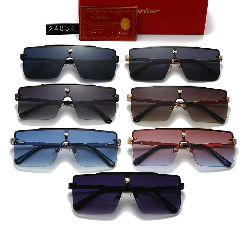 Cartier Sunglasses Square Gradient Gray Sunglasses - 3