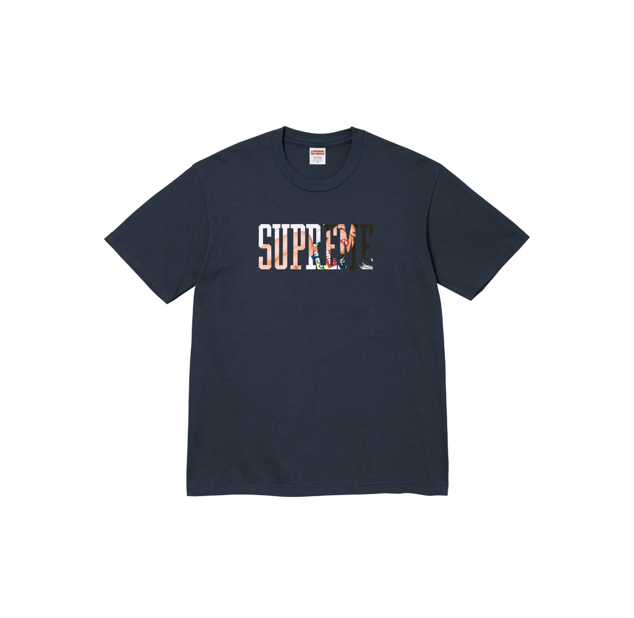 Supreme Kids Painting Graphic Tee Navy