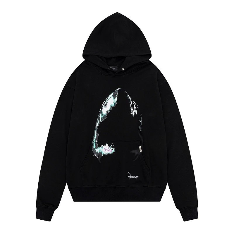 Represent Clo Animal Graphic Hoodie Black