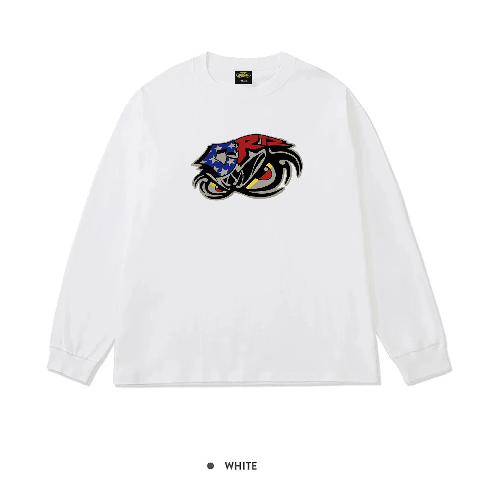 Corteiz CRTZ Peace Inna World White Long Sleeve T-Shirt - 5