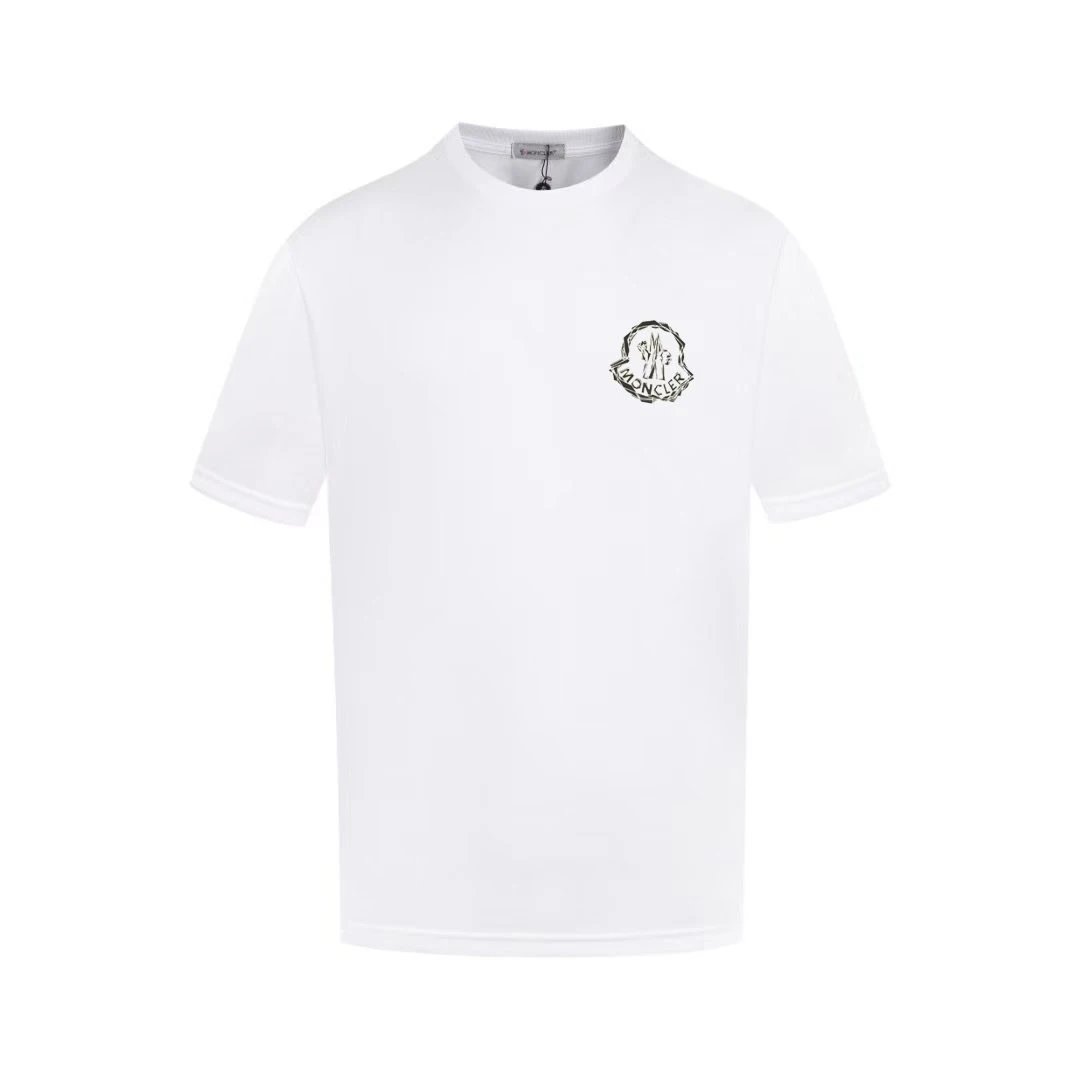 Moncler Logo Patch Tee White