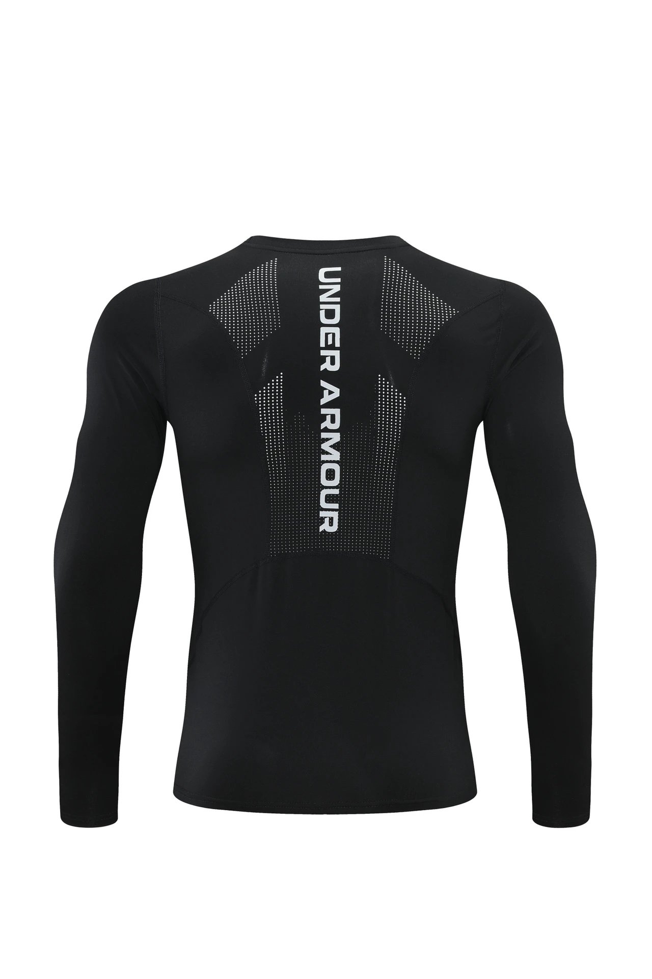 Under Armour HeatGear Compression Base Layer Top Light Gray Long Sleeve - 12