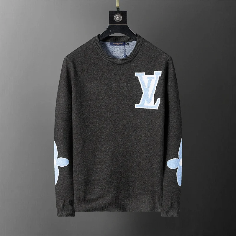 LV (Louis Vuitton) Crew-Neck Knitted Sweater - rep swetry