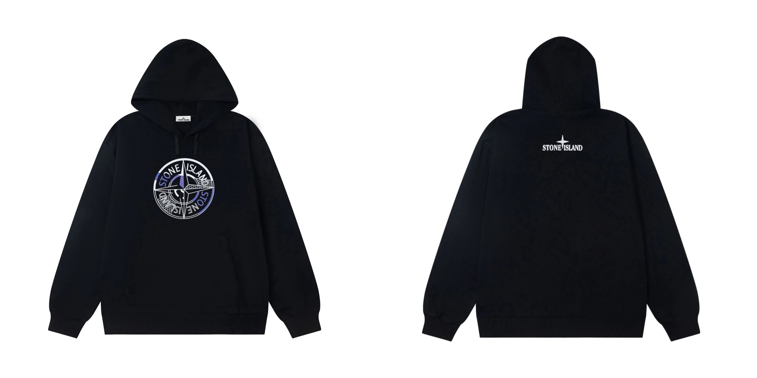 Stone Island Soundwave Hoodie Black