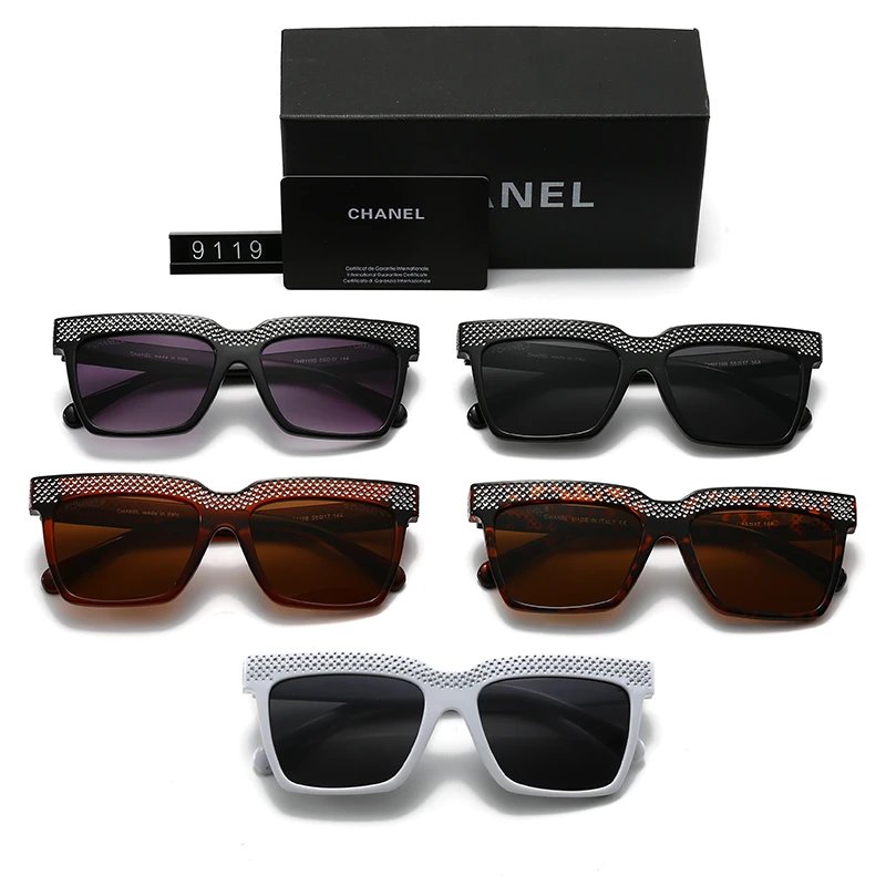 Chanel Cat-Eye Sunglasses Black Gold Accents Sunglasses - 4