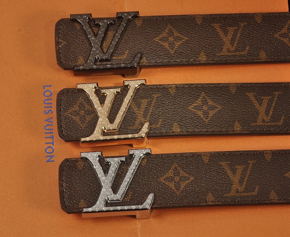 Louis Vuitton x fragment design Monogram Eclipse Belt Black - 4