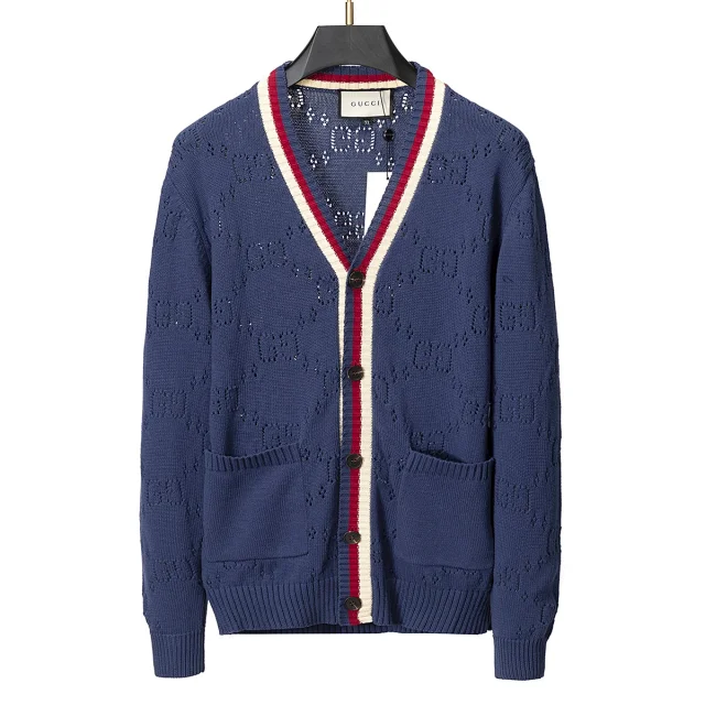 Gucci Knitwear Button-Front V-Neck Knit Cardigan product detail image 5