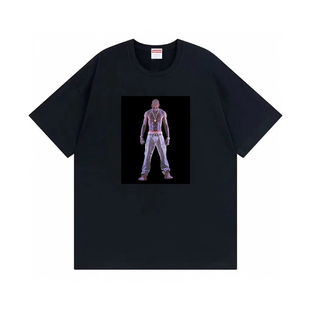 Supreme x Tupac Shakur Graphic Tee Black
